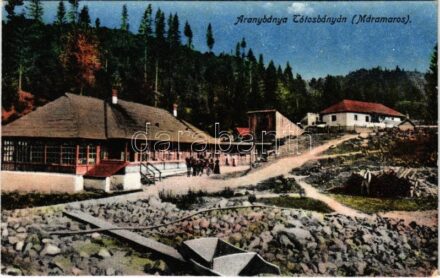 Tótosbánya, Totos (Budfalva, Budesti, Máramaros); aranybánya. Berger Miksa utóda / gold mine