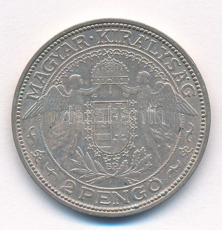 1939. 2P Ag 'Madonna' T:2,2- patina, kis ph Adamo P7 - Image 2