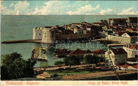 1908 Dubrovnik, Ragusa; Vrata od Ploca / Porta Ploce / port