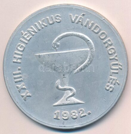 1982. 'XXIII. Higiénikus Vándorgyűlés / Alba Regia - Székesfehérvár' Al emlékérem (75mm) T:2