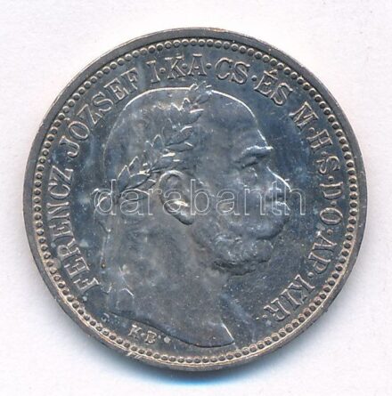 1914KB 1K Ag 'Ferenc József' T:1- patina Adamo K5.1