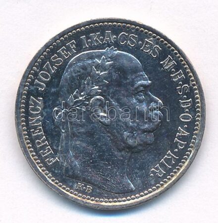 1915KB 1K Ag 'Ferenc József' T:1-,2 patina Adamo K5.1