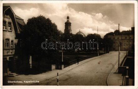 1930 Oberkotzau, Kapelbrücke / street view, bridge (EK)