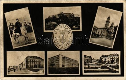 1939 Ungvár, Uzshorod, Uzhhorod, Uzhorod; 1938 Ungvár visszatért, Horthy, vár / castle, memory for the entry of the Hungarian troops (Rb)