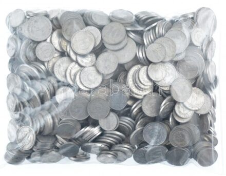 NDK vegyes Al érmetétel mintegy ~880g súlyban T:vegyes GDR mixed Al coin lot (~880g) C:mixed