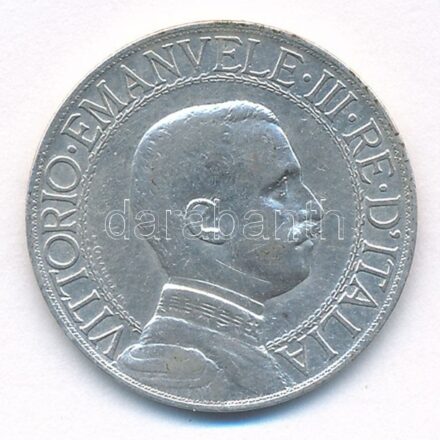 Olaszország 1913R 1L Ag 'III. Viktor Emánuel' T:2 Italy 1913R 1 Lira Ag 'Vittorio Emanuele III' C:XF Krause KM#45