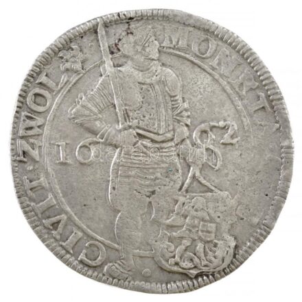 Hollandia / Zwolle 1662. 1D Ag (21,92g) T:3 patina Netherlands / Zwolle 1662. 1 Ducat Ag (21,92g) C:F patina Krause KM#60