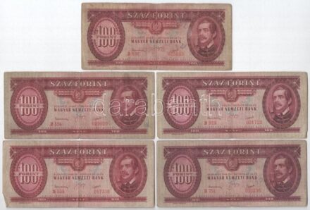 1949. 100Ft (5x) T:III,III- Adamo F28