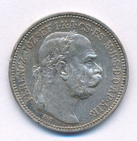 1912KB 1K Ag 'Ferenc József' T:1-,2 patina Adamo K5.1
