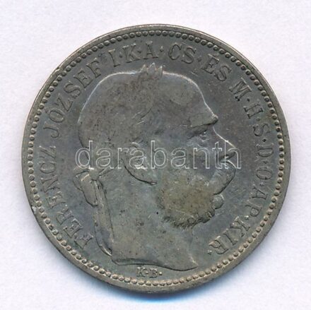 1894KB 1K Ag 'Ferenc József' T:2- patina, kis ph. Adamo K5