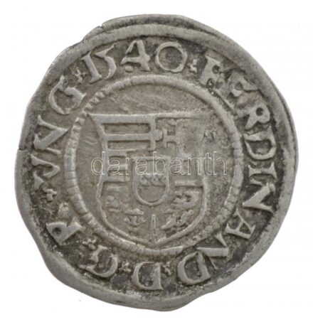 1540K-B Denár Ag 'I. Ferdinánd' (0,46g) T:2 patina Hungary 1540K-B Denar Ag 'Ferdinand I' (0,46g) C:XF patina Huszár: 935., Unger II.: 745.a