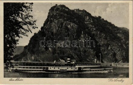 1944 Am Rhein, Loreley, SS 'Vaterland' steamship (EK)