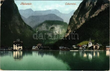 1910 Hallstatt, Echerntal / lake (EK)