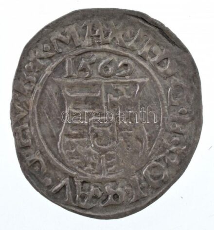 1569K-B Denár Ag 'Miksa' (0,50g) T:2 patina Huszár: 992.,Unger II.: 766.a