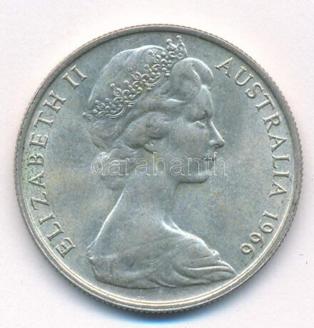 Ausztrália 1966. 50c Ag 'II. Erzsébet' T:2 kis patina Australia 1966. 50 Cents Ag 'Elizabeth II' C:XF small patina Krause KM#67