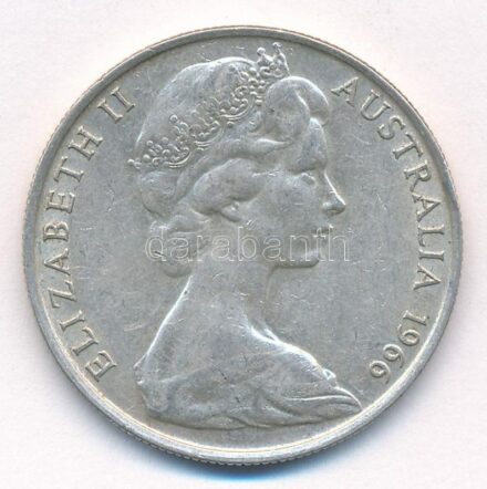 Ausztrália 1966. 50c Ag 'II. Erzsébet' T:2 kis patina Australia 1966. 50 Cents Ag 'Elizabeth II' C:XF small patina Krause KM#67