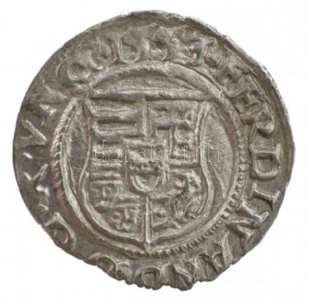 1553K-B Denár Ag 'I. Ferdinánd' kapszulában (0,57g) T:2 Hungary 1553K-B Denar Ag 'Ferdinand I' in capsule (0,57g) C:XF Huszár: 935., Unger II.: 745.a