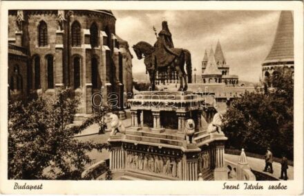 Budapest I. Halászbástya, Szent István szobor