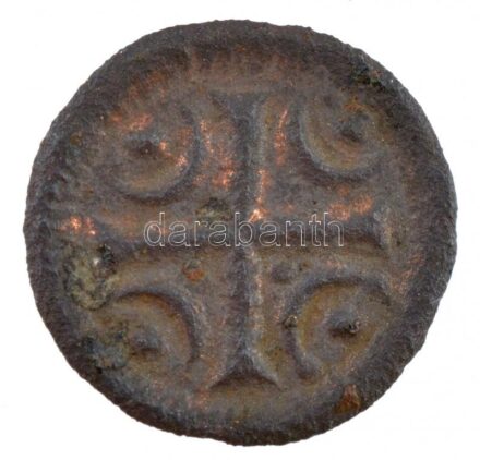 1131-1141. Denár Ag 'II. Béla' kapszulában (0,34g) T:1- patina Hungary 1131-1141. Denar Ag 'Bela II' in capsule (0,34g) C:AU patina Huszár: 99., Unger I.: 52.
