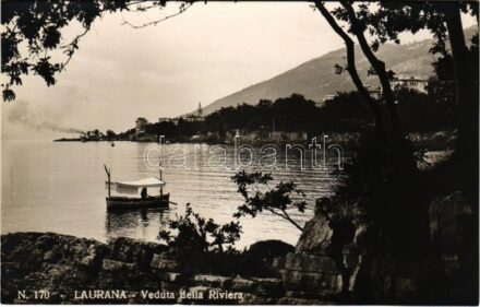 Lovran, Lovrana, Laurana; Veduta della Riviera. E. Fantini