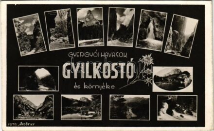1942 Gyergyói-havasok, Muntii Giurgeu (Gyergyószentmiklós, Gheorgheni); Gyergyói-havasok és Gyilkos-tó környéke. Ambrus fotó / Muntii Giurgeu and Lacul Rosu (Ghilcos)