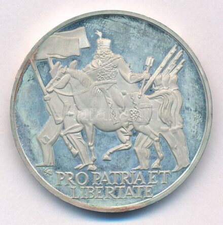 1976. 200Ft Ag 'II. Rákóczi Ferenc' T:1- (PP) patina, ujjlenyomat Adamo EM48