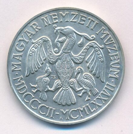 1977. 200Ft Ag 'Nemzeti Múzeum' T:BU patina Adamo EM55