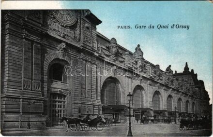 Paris, Gare du Quai d'Orsay / railway station (worn corners)