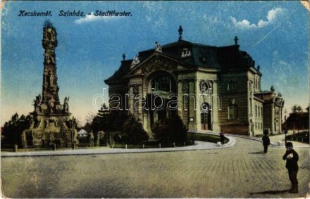 Kecskemét, Színház. Szél Nándor kiadása (EK)