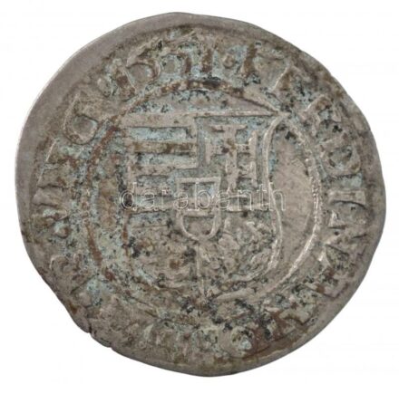 1551K-B Denár Ag 'I. Ferdinánd' (0,47g) T:2 patina Hungary 1551K-B Denar Ag 'Ferdinand I' (0,47g) C:XF patina Huszár: 935., Unger II.: 745.a
