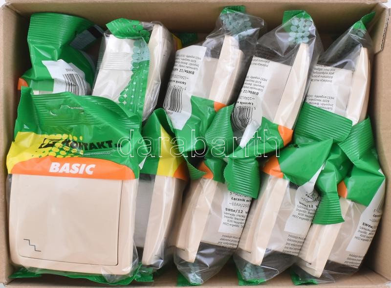 10 db Kontakt BW6e/12 váltókapcsoló, bontatlan csomagolásban