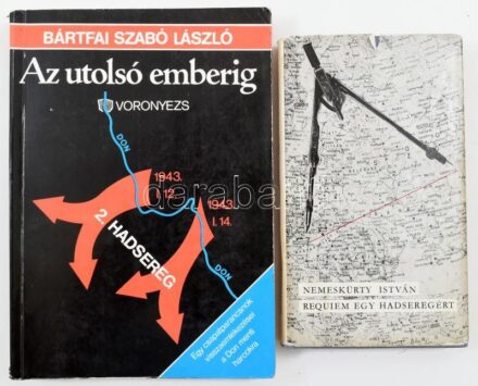 Nemeskürty István: Requiem egy hadseregért. Magvető Zsebkönyvtár. Bp., 1972, Magvető. Első kiadás. Kiadói egészvászon-kötés, kissé sérült kiadói papír védőborítóban, helyenként kisebb ázásnyomokkal. + Bártfai Szabó