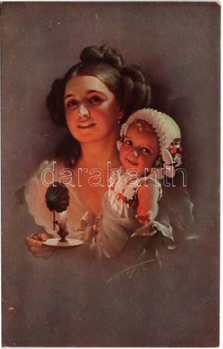 1923 Lady with child s: Knoefel
