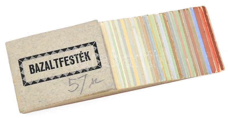 Lutz-féle bazaltfesték színminta