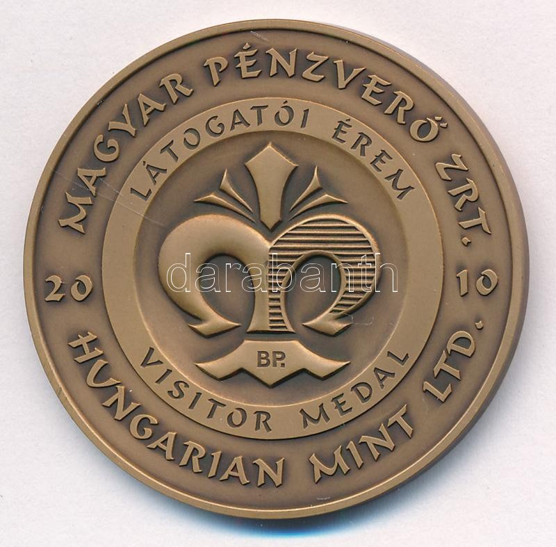 2010. 'Magyar Pénzverő Zrt. Látogatói Érem / Elődeink Gyulafehérvár' bronz emlékérem (42,5mm) T:1