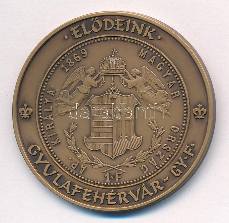 2010. 'Magyar Pénzverő Zrt. Látogatói Érem / Elődeink Gyulafehérvár' bronz emlékérem (42,5mm) T:1 - Image 2