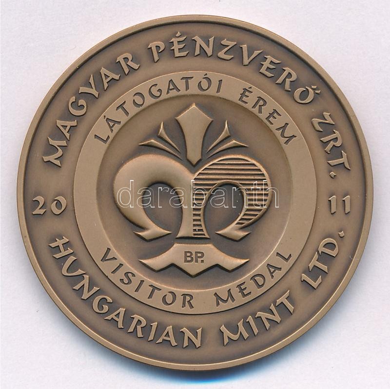 2011. 'Magyar Pénzverő Zrt. Látogatói Érem / Elődeink Buda' bronz emlékérem (42,5mm) T:1 - Image 2