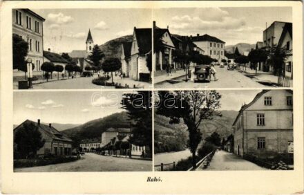 Rahó, Rachov, Rahiv, Rakhiv; benzinkút, autók. Knoll foto / gas station, automobiles (Rb)