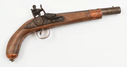 Nagy méretű antik pisztoly replika 46 cm