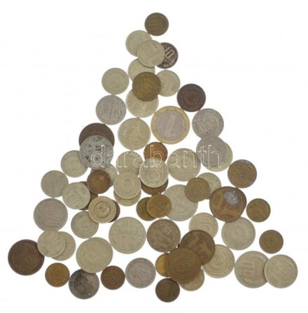 Bulgária 1904-2002. 1s-1L (67db) T:1--3 Bulgaria 1904-2002. 1 Stotinka - 1 Lev (67pcs) C:AU-F