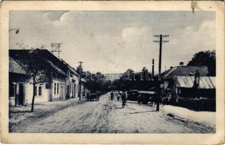 1938 Ipolyság, Sahy; Újváros. Ignác Polgár kiadása / Predmestie + '1938 Az Első Visszatért Magyar Város Ipolyság' So. Stpl (EK)