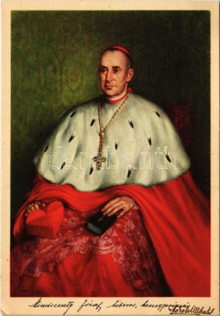 Mindszenty József magyar bíboros és hercegprímás / Hungarian cardinal and prince primate s: Dr. Szokol Villibáld (EB)
