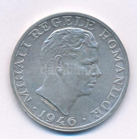 Románia 1946. 25.000L Ag 'I. Mihály' T:2 Romania 1946. 25.000 Lei Ag 'Mihai I' C:XF Krause KM#70
