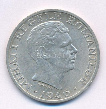 Románia 1946. 25.000L Ag 'I. Mihály' T:2 Romania 1946. 25.000 Lei Ag 'Mihai I' C:XF Krause KM#70