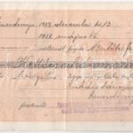 Budapest 1938. 'Országos Központi Hitelszövetkezet' kitöltött váltója 2300 aranypengőről, bélyegzésekkel, illetékbélyegekkel T:III