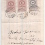 Budapest 1938. 'Országos Központi Hitelszövetkezet' kitöltött váltója 2300 aranypengőről, bélyegzésekkel, illetékbélyegekkel T:III - Image 2