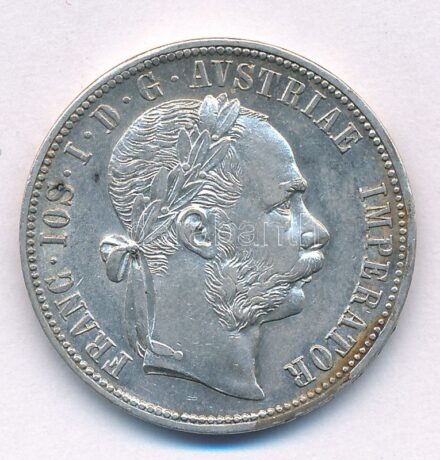 Ausztria 1877. 1Fl Ag 'Ferenc József' T:2,2- Austria 1877. 1 Florin Ag 'Franz Joseph' C:XF,VF Krause KM#2222