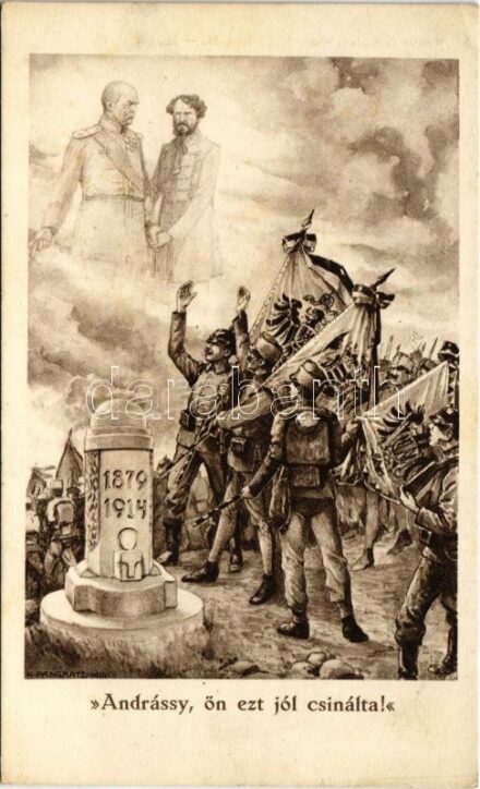 Andrássy, Ön ezt jól csinálta! / WWI Austro-Hungarian K.u.K. military art postcard, patriotic propaganda. Wiener Rotophot Nr. 54. s: H. Pangratz
