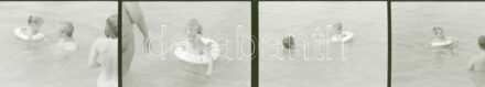 1988 Balatonberényi naturista strand, Engi László amatőr művészfelvételei, 36 db negatív kocka