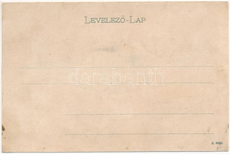 Sámfalva, Hannersdorf; Római katolikus templom, Középső utca. Szalay József kiadása / Kirche, Strasse / church, street (r) - Image 2